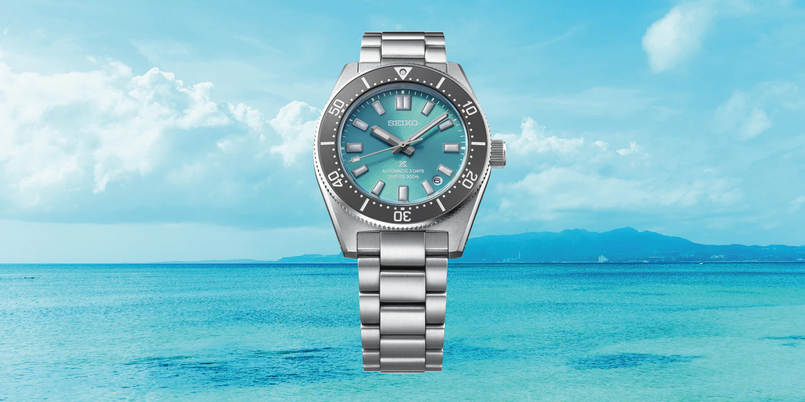Orologio Seiko Prospex sullo sfondo del mare
